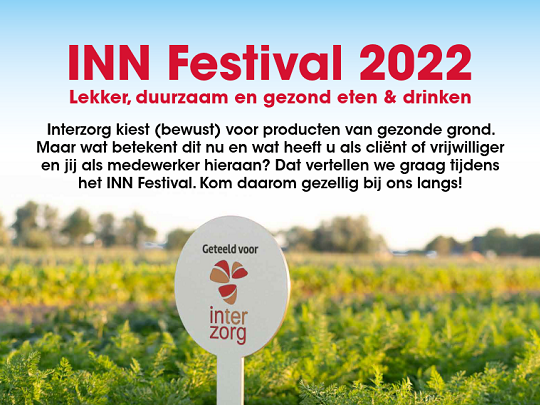 INN Festival 2022 Lekker, duurzaam en gezond eten & drinken.